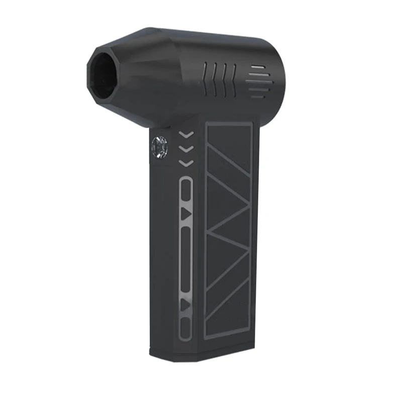 1 ventilador Turbo Jet de plástico negro. 130000   Secador de coche recargable del ventilador industrial del conducto del ventilador Turbo de la velocidad del viento fuerte de RPM