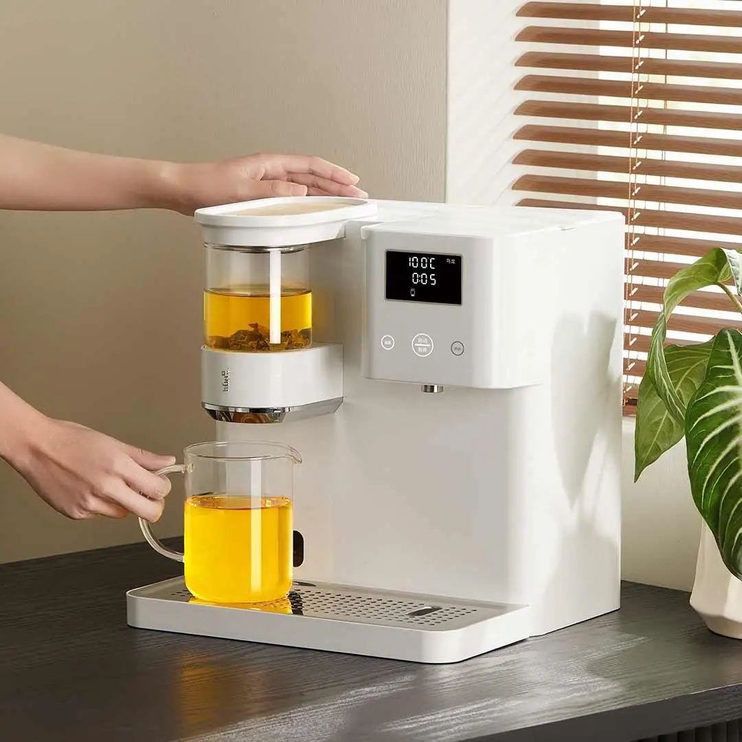 مينغ زان 220 فولت 2100 واط 350 مللي MZ908A i الشاي مياه الشرب اثنين في واحد المطبوخ آلة شرب شاي فقاعات