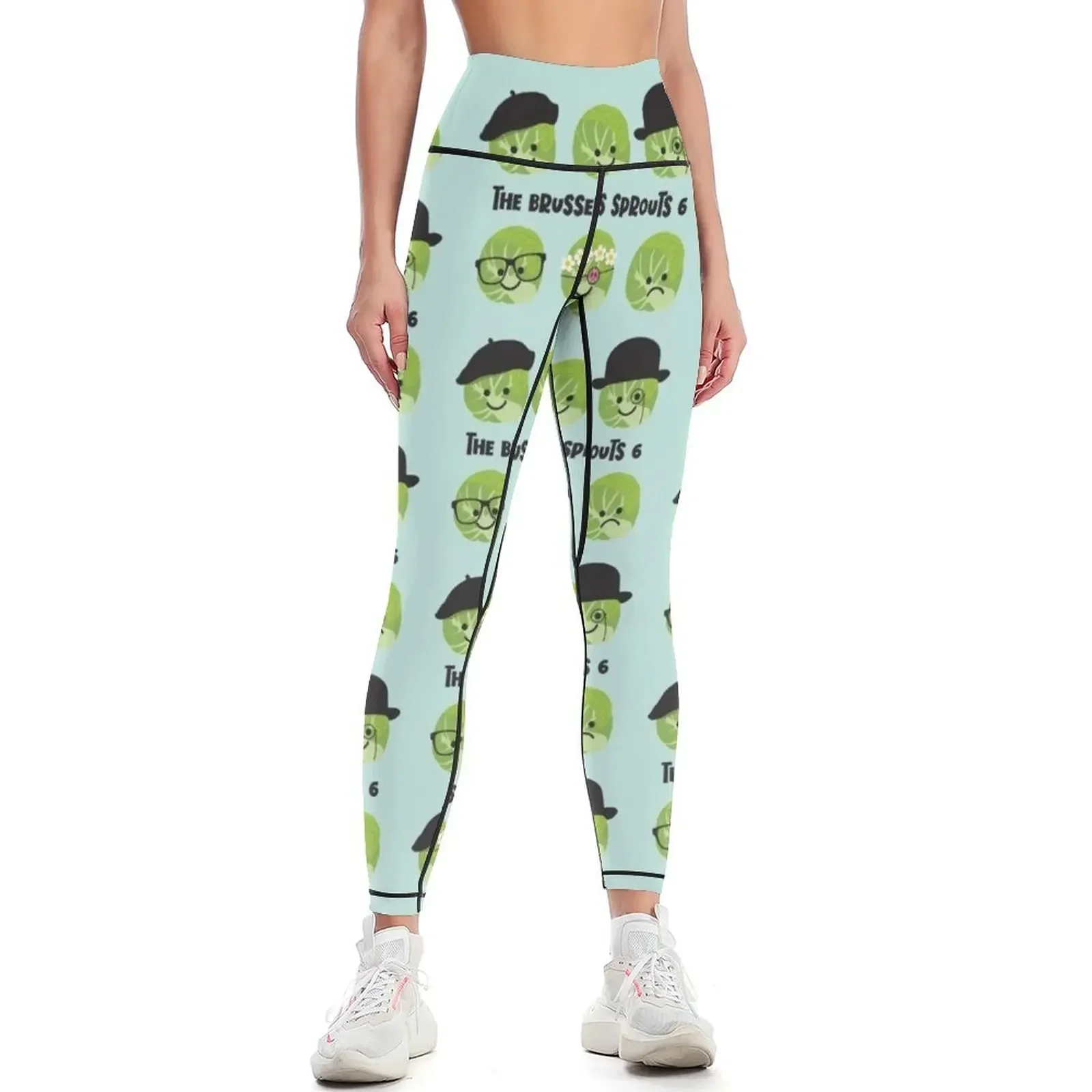 

The Brussels Sprouts Six Leggings sports tennis for Leginsy push up flared sportswear woman gym 2025 Womens Leggings