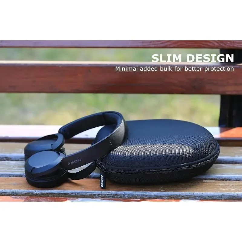 Bluetooth Headset Earphone Hard Case for Sony Headphones Storage Bag Case Portable Travel Shockproof Earbuds Carrying Pouch Bag