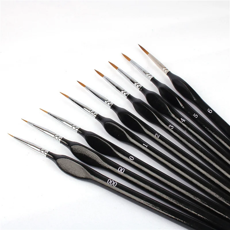 Detail Paint Brushes Set 18Pcs Miniature Brushes,Suitable For Acrylic Painting, Oil, Watercolor, Paint By Numbers