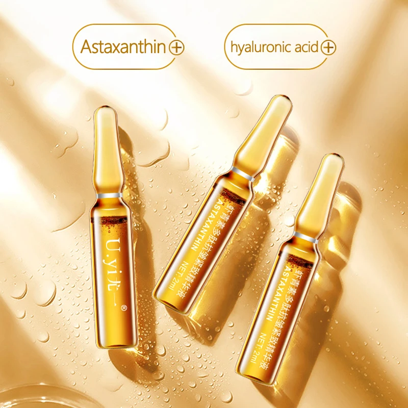 Effective Anti-Ageing Wrinkle Facial Serum Astaxanthin Rejuvenating Skin Hyaluronic Acid Essence Removing Acne Promote Collagen