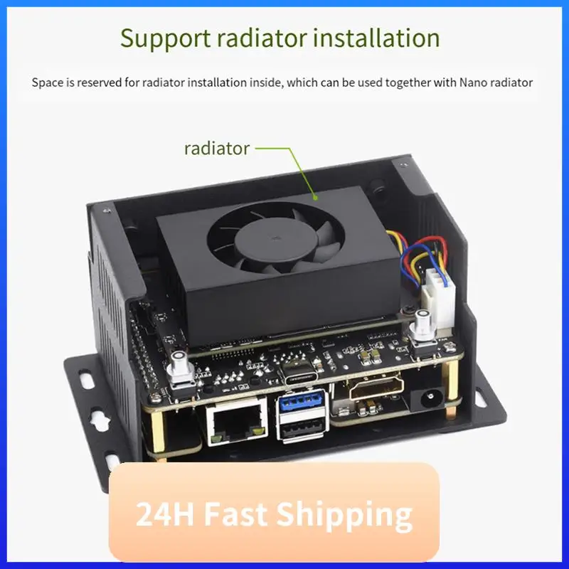 

For JETSON NANO MINI Case Development Kit Supports Access To Wifi Or 4G Module For Jetson Nano MINI Host US Plug Easy Install