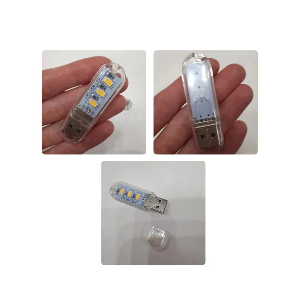 24/8/3 المصابيح USB صغير LED كتاب ضوء RGB الترا برايت القراءة مصباح مصلحة الارصاد الجوية لمبة لبنك الطاقة المحمول دفتر أضواء ليلية المحمولة
