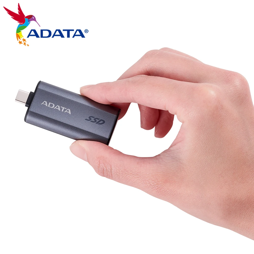 Imagem -04 - Adata-tipo-c Ssd para Iphone 15 Pro Unidade de Estado Sólido Externo Sc750 Original Disco Rígido Portátil Usb 3.2 Disco Pssd 500gb 1000gb