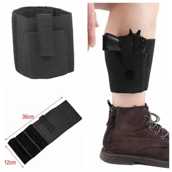 Funda de pistola de tobillo oculta para S & W M & P Shield 9mm, protector de pierna táctico 380, Ruger LCP, LC9, Sig Sauer GL17