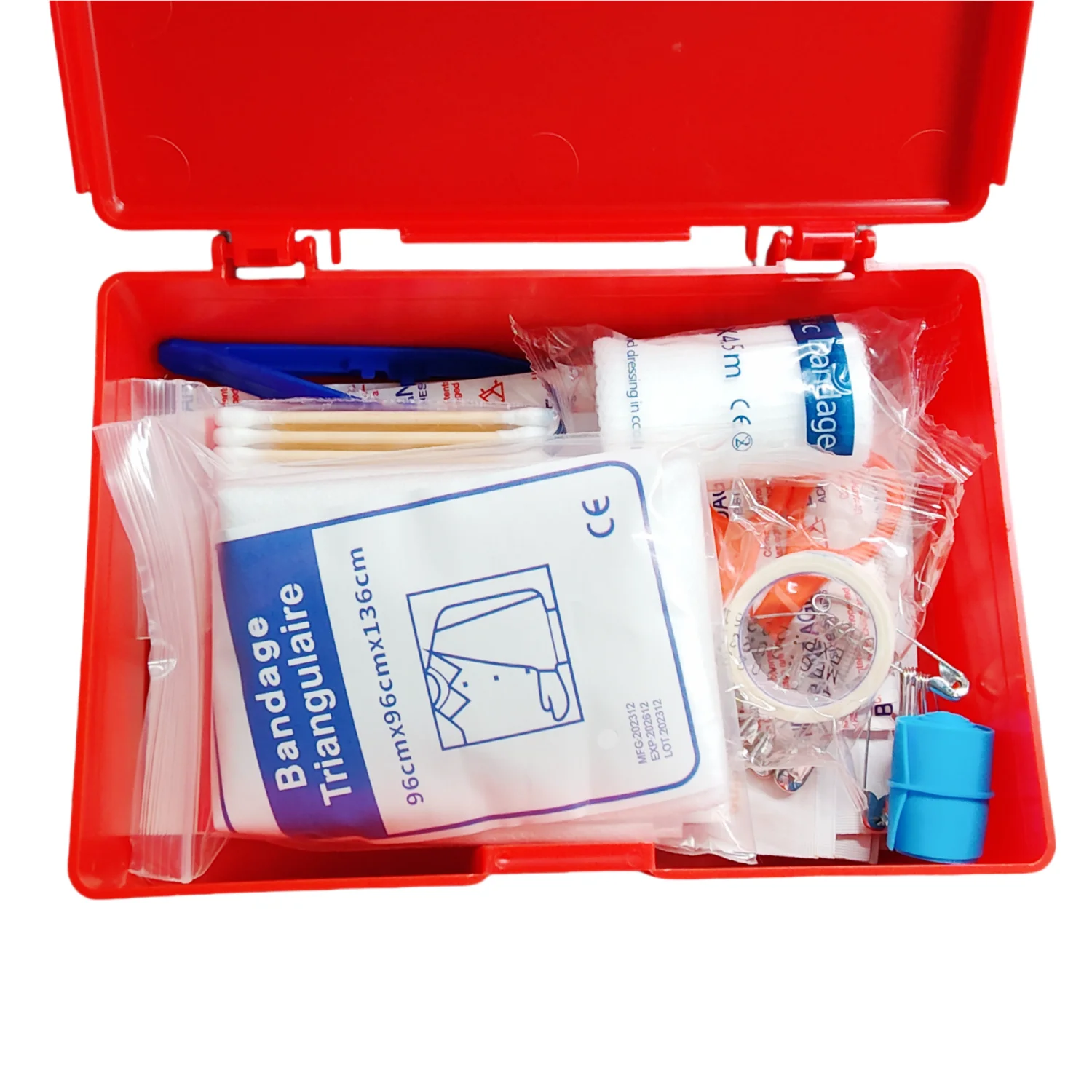 79Pcs Portable First Aid Kit PS Multi-purpose Medical Bag Multi-functional Outdoor Home Emergency Box Compact Size