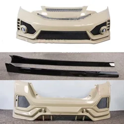 Materiale ABS gonna laterale paraurti anteriore posteriore per Honda FIT JAZZ GK5 converti Type-R Style Body Kit accessori auto