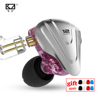 KZ ZSX 1DD+5BA HIFI Bass Earbuds Hybrid Drivers In-Ear Monitor Noise Cancelling Earphones Metal Headset KZ ZAX ZS10 PRO ASX DQ6