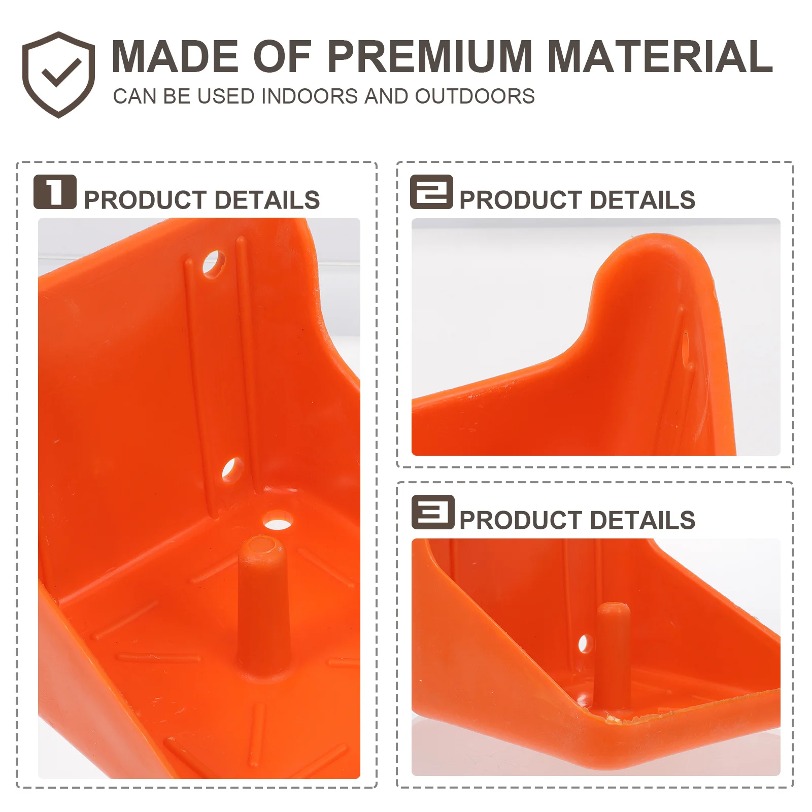 

1pc Cattle Sheep Lick Brick Box Thickened Salt Block Feeding Box For Livestock Farm Durable Fodder Storage Container Animal