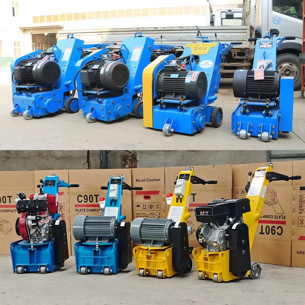 Machine with Engine for High Efficiency Concrete Surface MillingLS-CS300D -Powered Road Cold Planer & Floor Scarifier