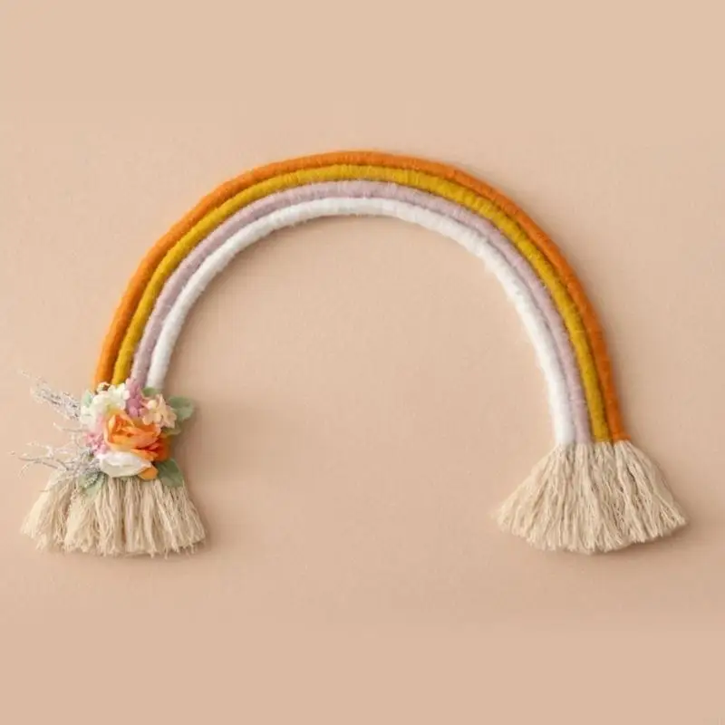 97BE Baby Photoshoot Props Playroom Nursery Room Decoration Infant Photography Props Rainbow Decoration Rainbows Photo Props