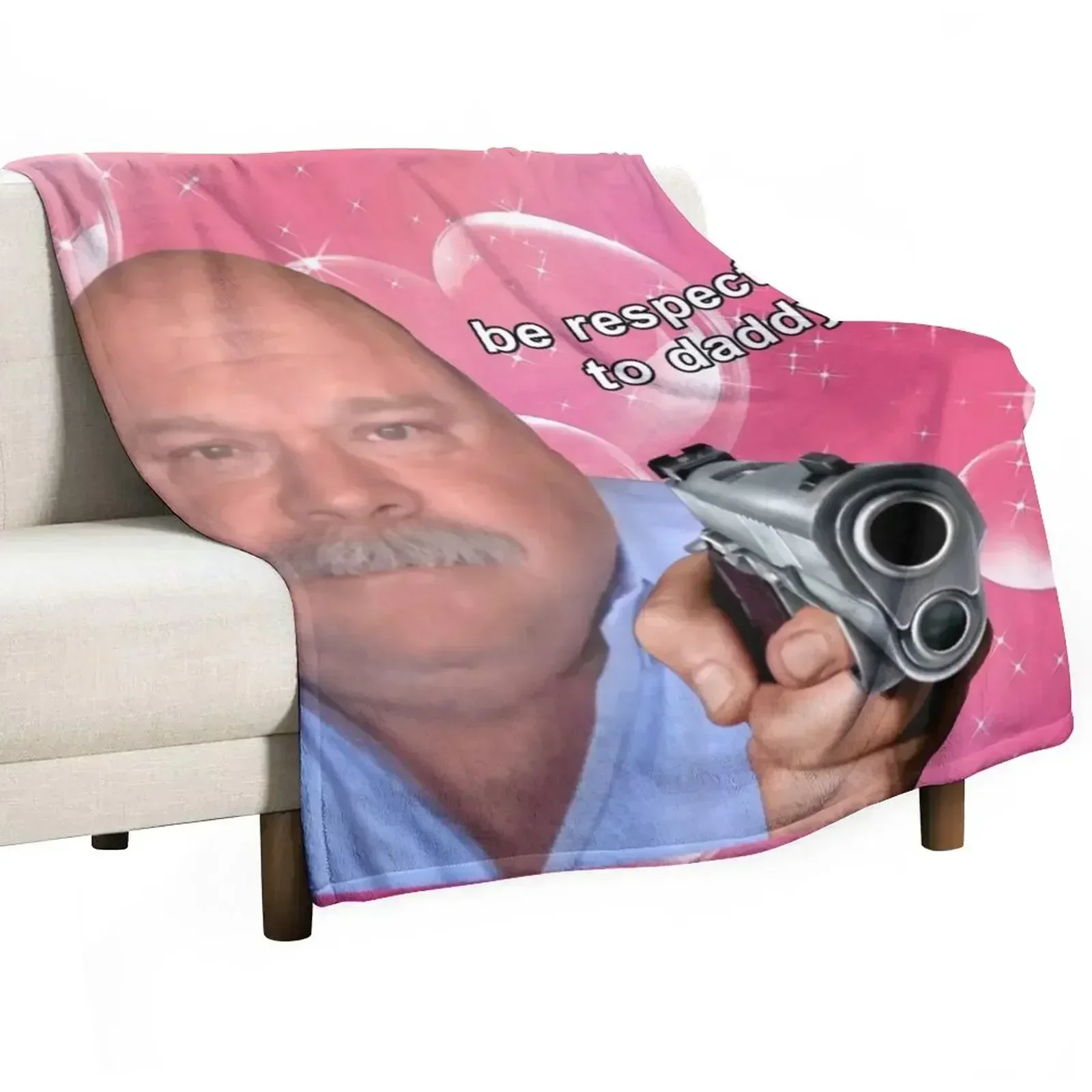 Daddy Winkle Bertram Be Respectful to Daddy Wow Yrs22 Throw Blanket Decorative Beds Sofas Picnic Beach Blankets