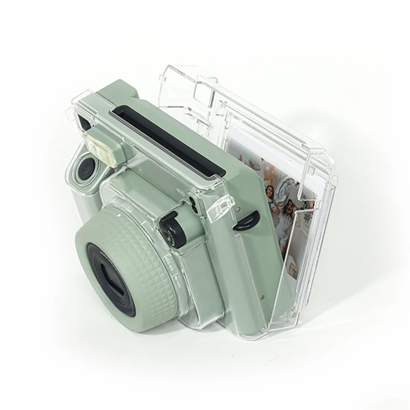 

A73E-для Polaroid WIDE 400, прозрачный чехол для хранения, устойчивый к царапинам и падениям, защитный чехол с кристаллическим корпусом для ПК