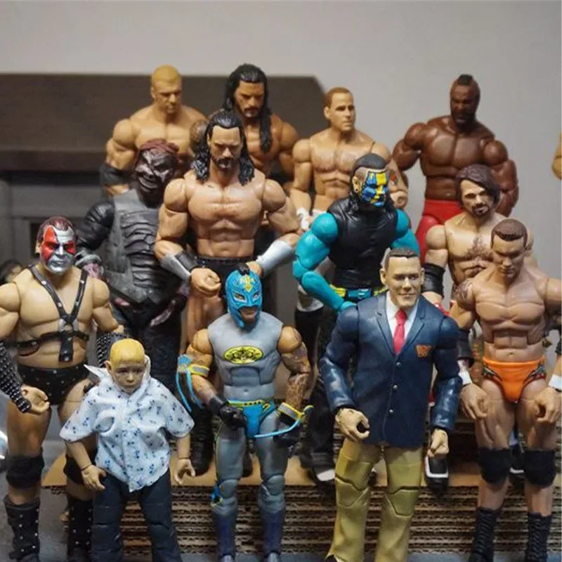 

Aew Figure Hulk Hogan John Cena Dwayne Johnson Action Figure Wrestling Figurine Display Collectible Toys Ornament Doll Gifts