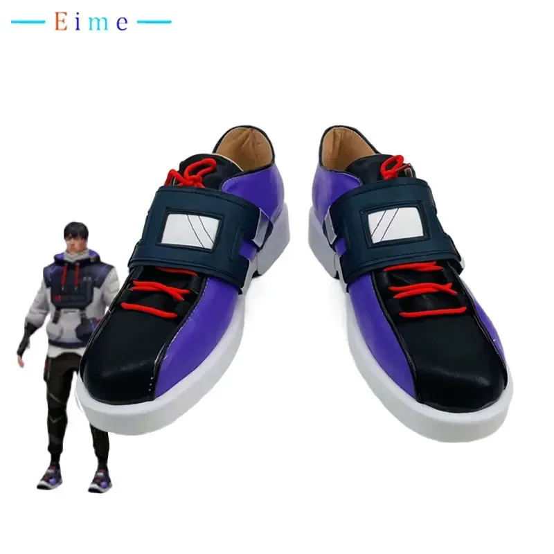 Game VALORANTT ISO Cosplay Shoes Cosplay Props Halloween Carnival Boots PU Shoes Custom Made