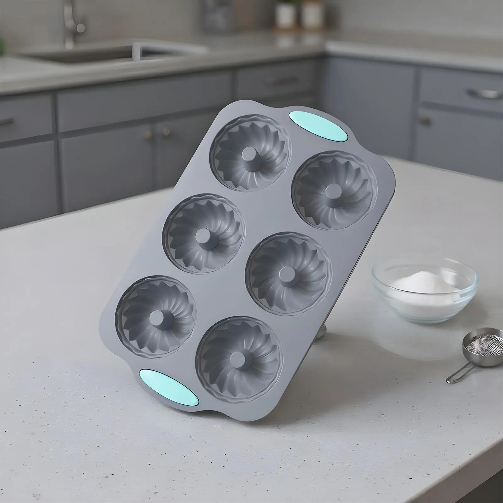 

Silicone Ice Tray Non Stick Chocolate Baking Tool Silicone Christmas Wreath Ice Tray For Home Bar Kitchen Whiskey Cocktails