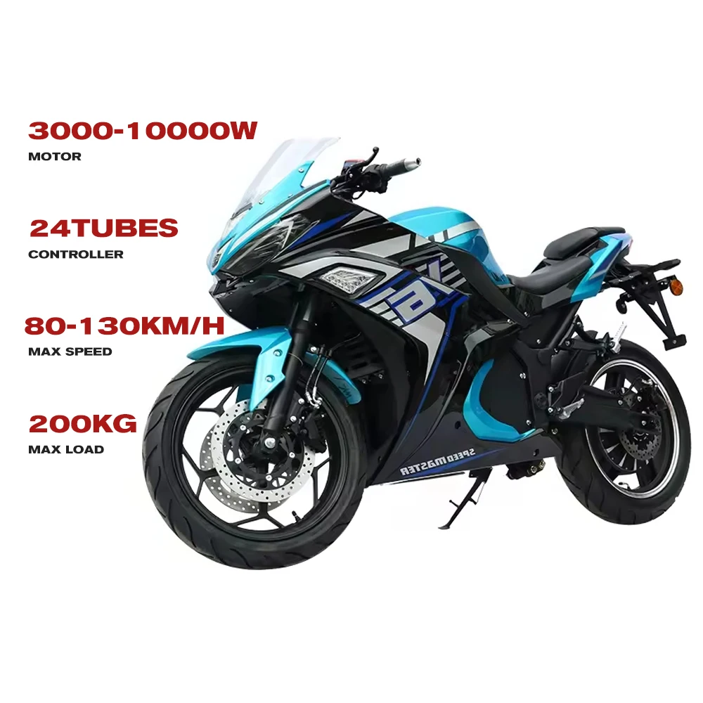 

3000-10000w Electric Motor Motorcycles 80-130km/H Adult Off-Road Price Big Electric Motorcycle