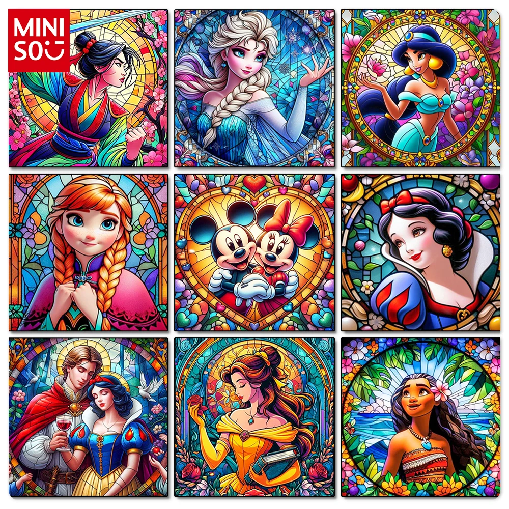 Cartoon Disney Princess Diamond Painting Mickey Elsa Mosaic Embroidery DIY Rhinestone Cross Stitch Kit Home Decor 2024 New