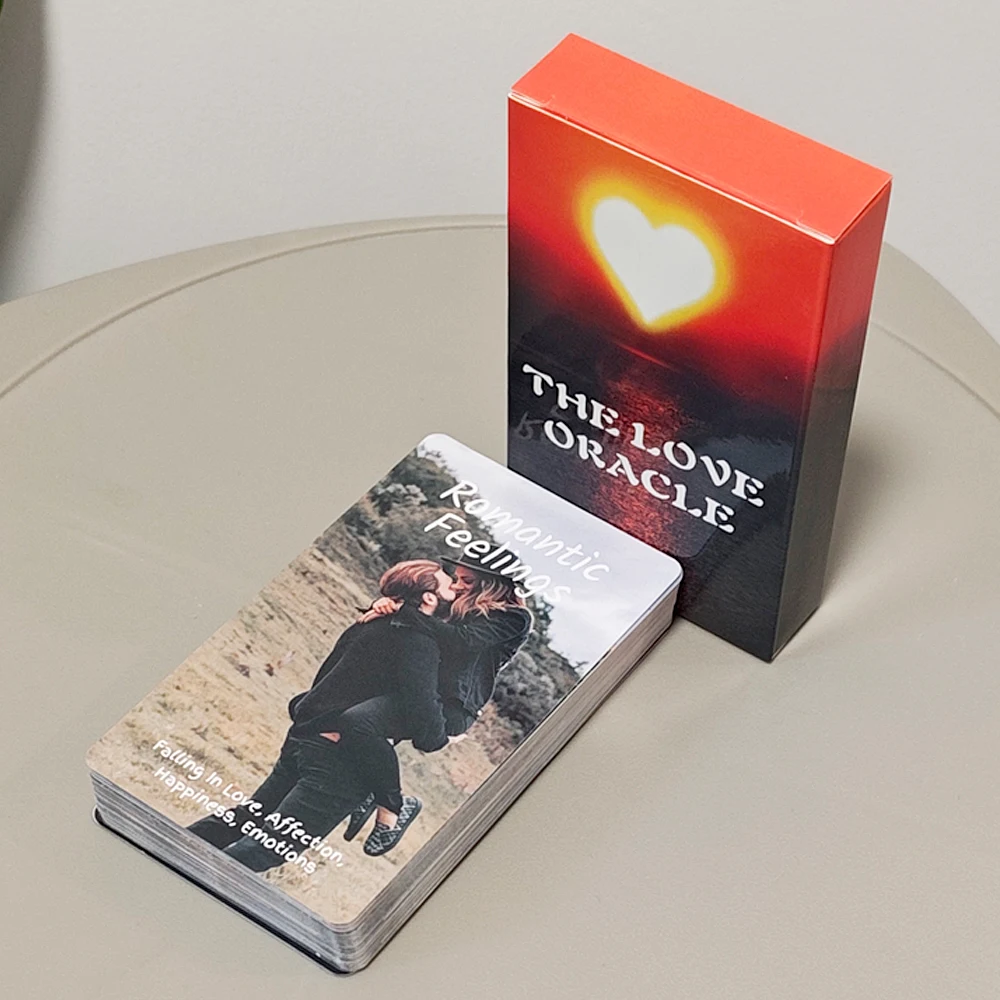 

The Love Oracle Deck - 54 Modern Romance Cards 10.3*6cm for Soulmate & Twin Flame Guidance - Intuitive Relationship