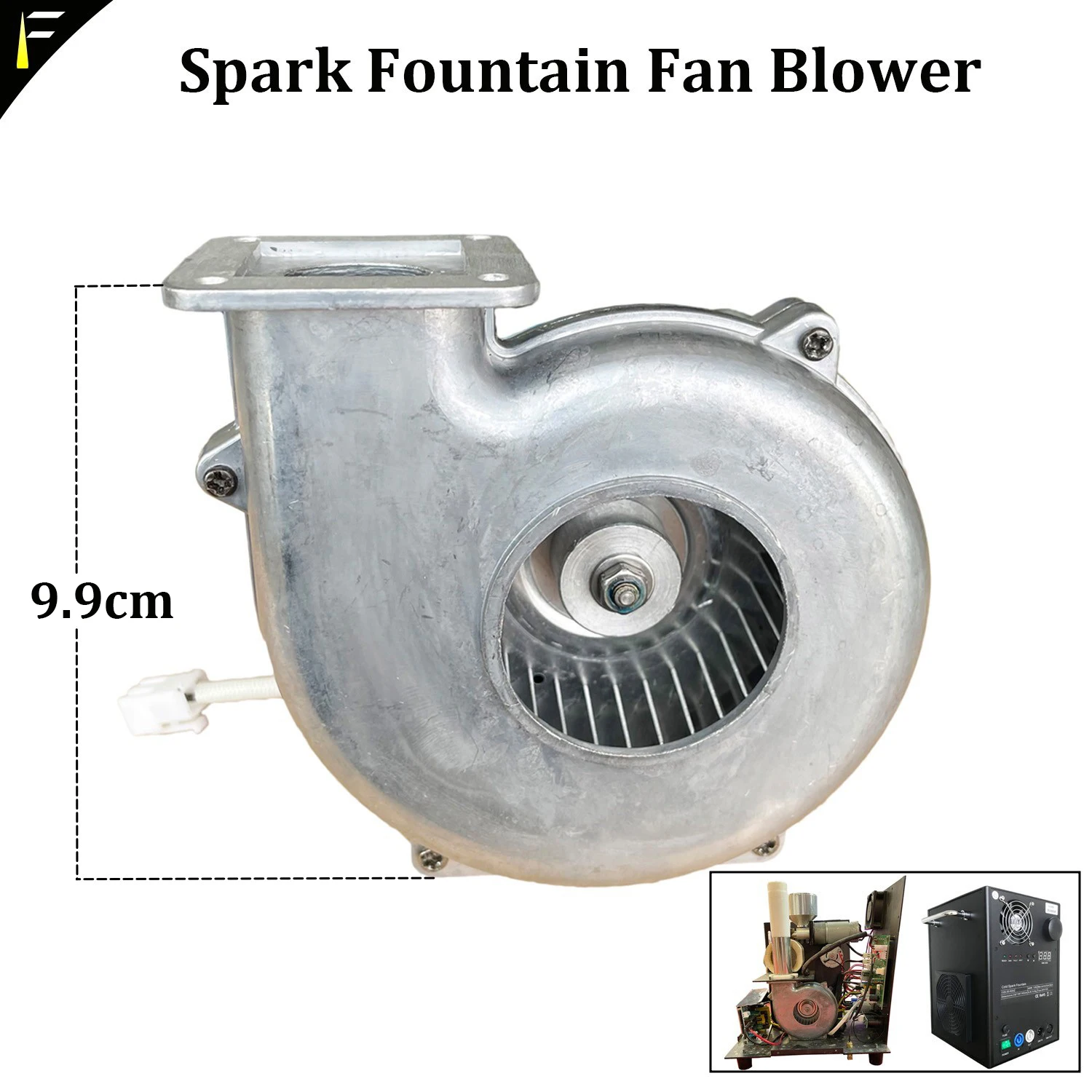 220v Electronic Spray Cold Spark Fountain Machine Cooling Fan Blower Cool Fan Stage Light Special Equipment Spare Parts Kit