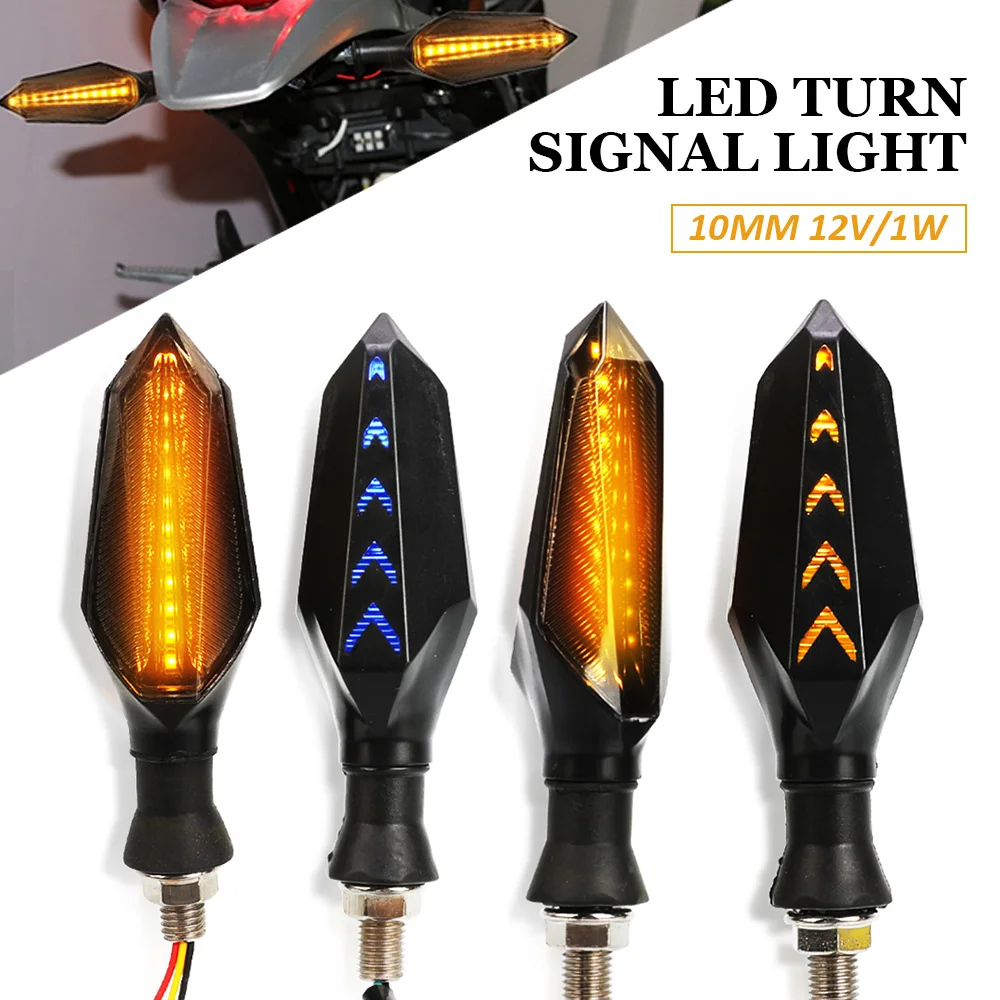 

4 Pieces For Benelli TRK502 trk502 TRK 502 led motorcycle turn signal Indicators Blinkers Flexible Bendable Amber light lamp