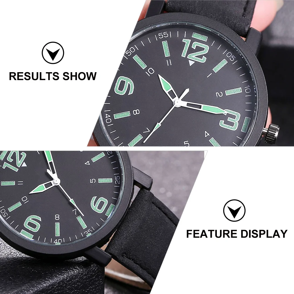 ساعة رقمية أنيقة للرجال كوارتز فاخرة كاجوال ساعة يد خفيفة الوزن وحزام مريح هدية مثالية له أو لها