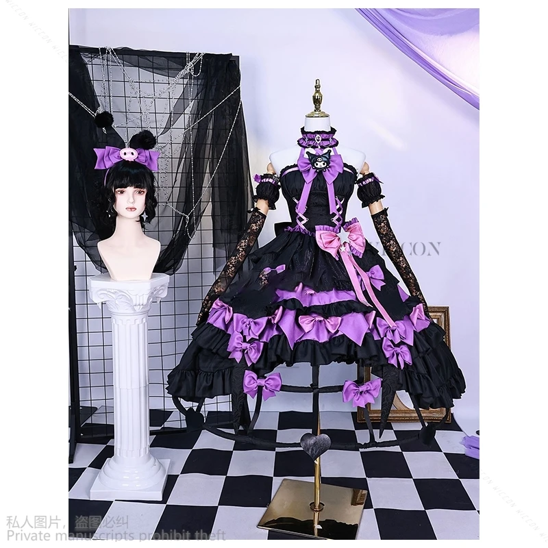 Game Identity V Cosplay Costume Bloody Queen Mary Bloodbath Lolita Long Dress Women Halloween Carnival Evening Party Kawaii Wig