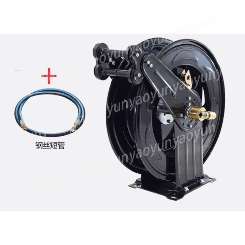 Automatic Rewind Pressure Washer Hose Reel Wall Mounted Heavy Duty for Car Detailing Home Use