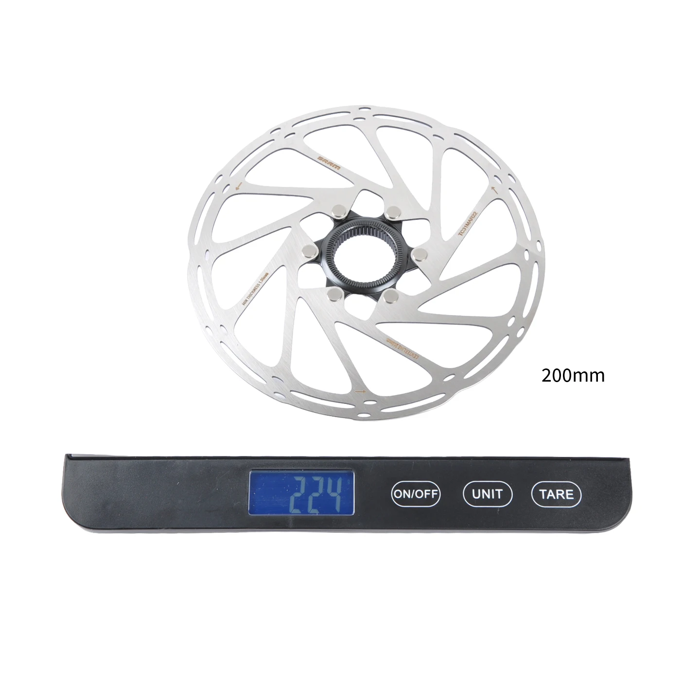 Rotor de freno de disco SRAM CenterLine, bloqueo central, 200mm, 180mm, 160mm, discos de línea central, rotores para bicicleta de montaña y carretera