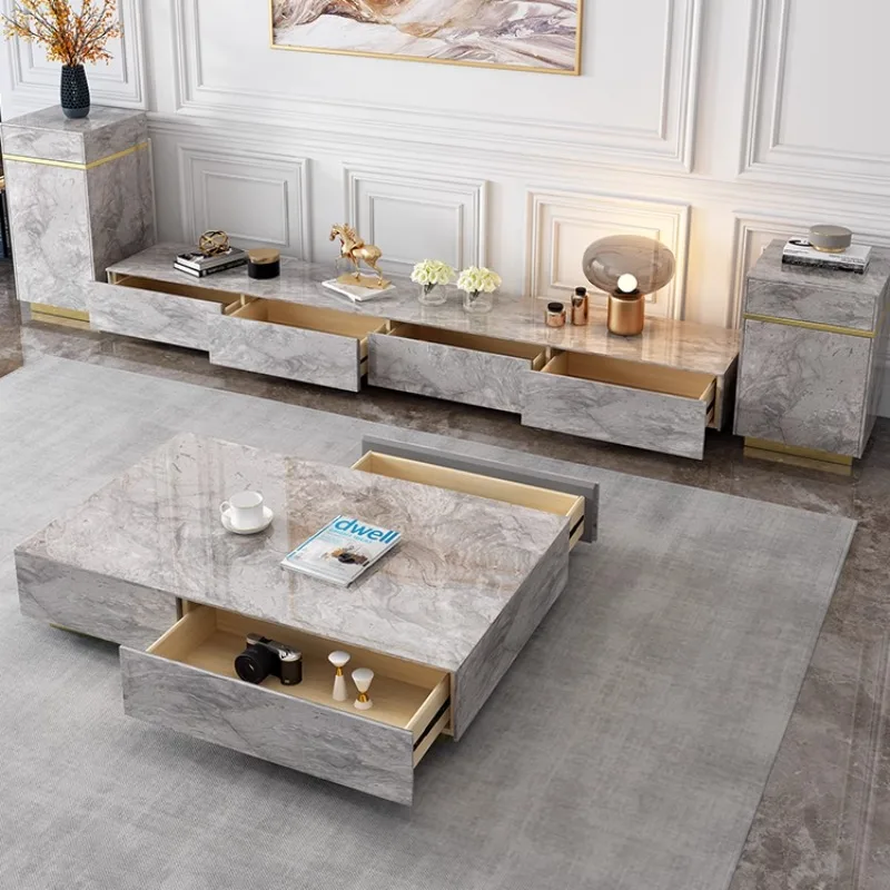 

Luxury Entertainment Tv Stands Display Creativity Cabinets Organizer Tv Table Universal Storage Suporte Para Tv Salon Furniture