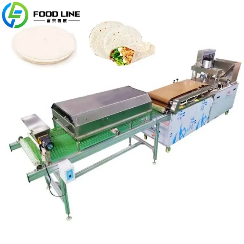 

Custom Automatic Commercial Tortilla Machine, Flat Bread, Tacos, Pizza, Pita Bread, Grain Flour, Corn