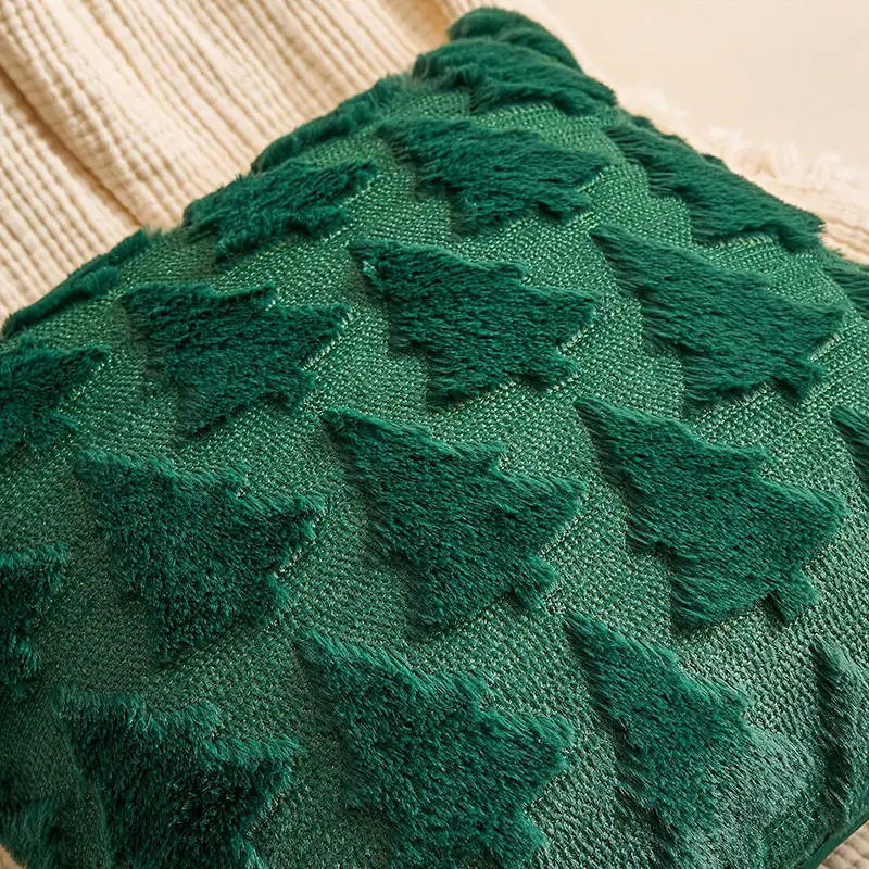1PC Weihnachten dekorative Kissenbezüge Kissenbezug Couch Kissenbezug für Couch Sofa Urlaub Festivals Winter Home Dekoration – Detail 16