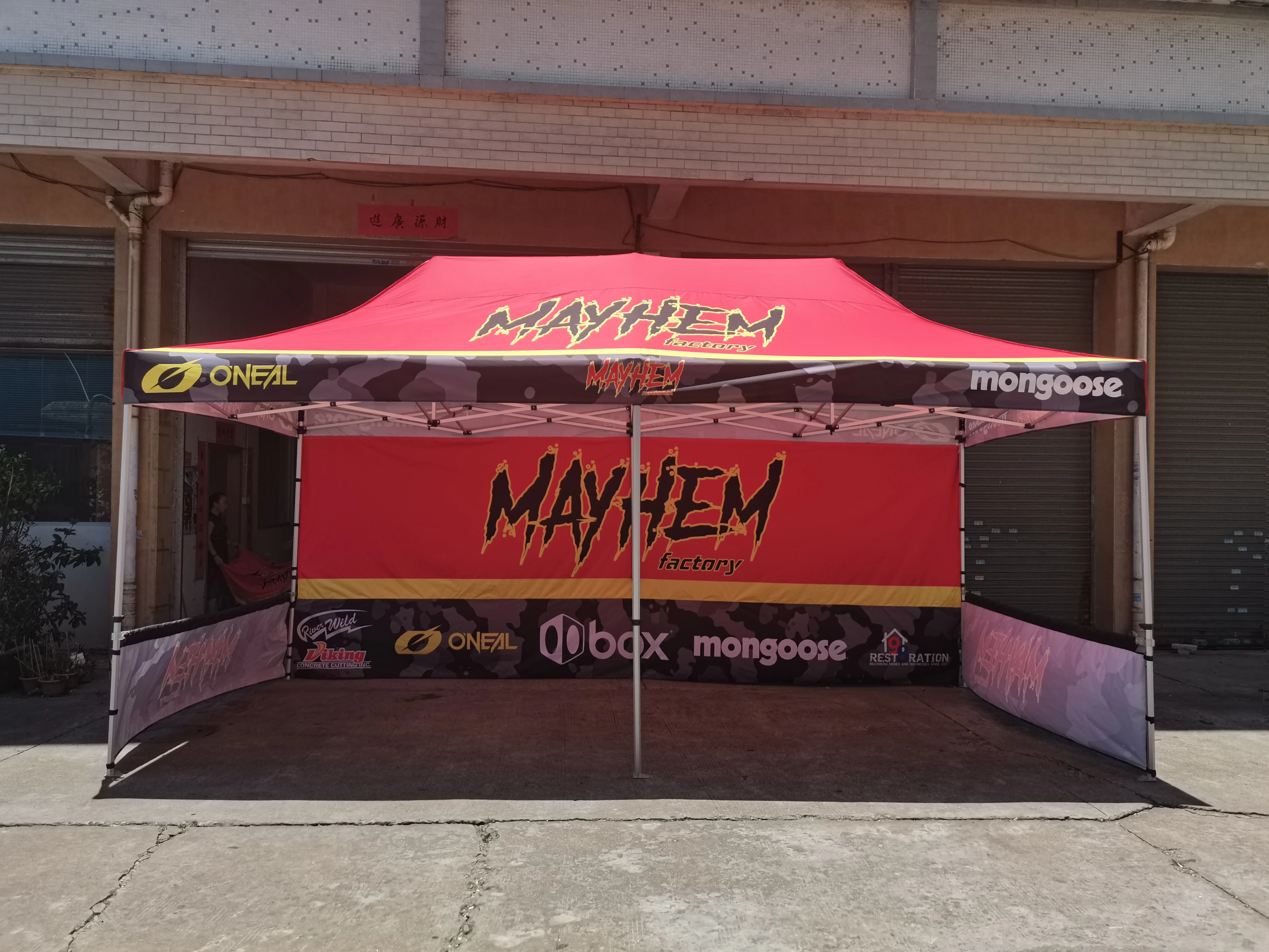 Exhibition Event  Marquee Gazebos Custom 3x6m Printed Canopy Pop Up Foldable Tent Outdoor Party Tradeshow Promotional Tents