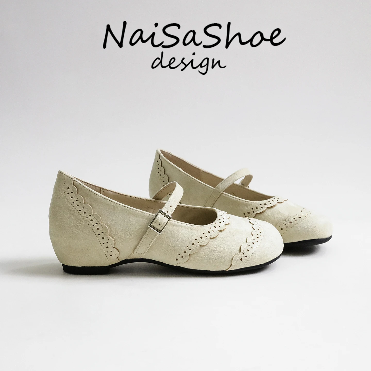 elevated-mary-jane-ballet-flat-shoes-women's-spring-summer-new-style-versatile-genuine-leather-buckle-strap-ballet-dance-flats