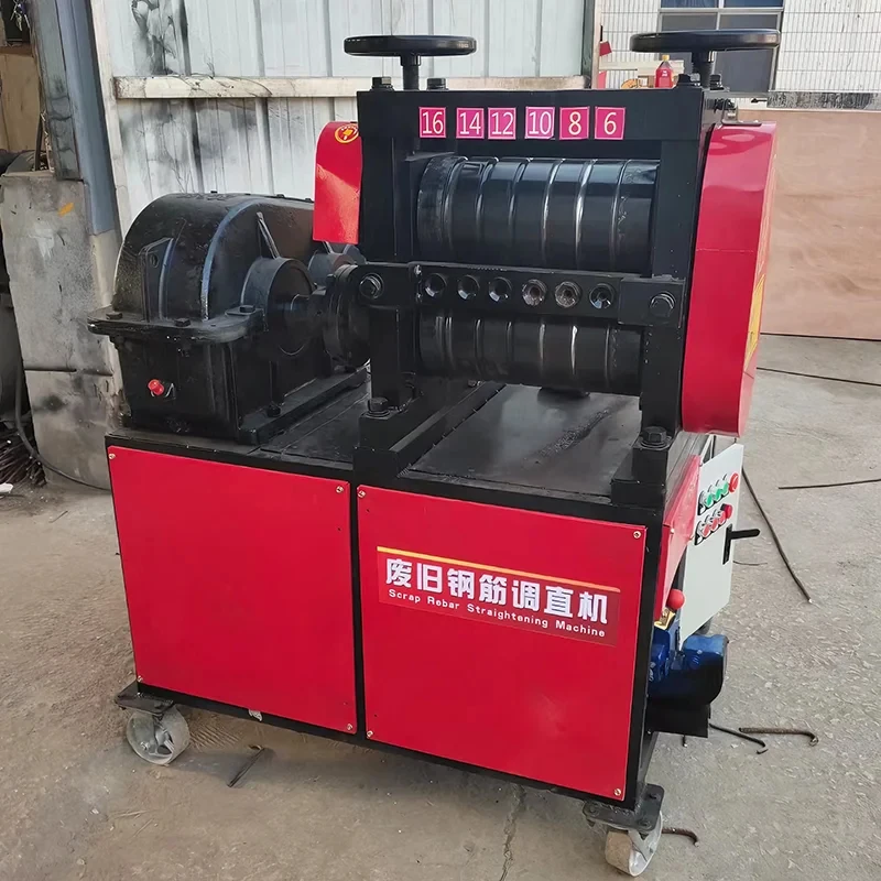 Intelligent CNC Automatic Wasted Steel Straighten Scrap Rebar Straightening Machine For Precision Processing
