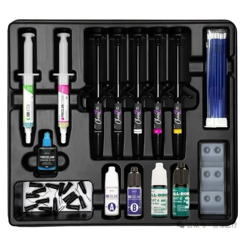 اختيار الأسنان 2 القشرة الراتنج بيسكو الخزف القشرة مجموعة ضوء معالجة نظام الترابط الاسمنت مختبر الأسنان أداة ترميم #2