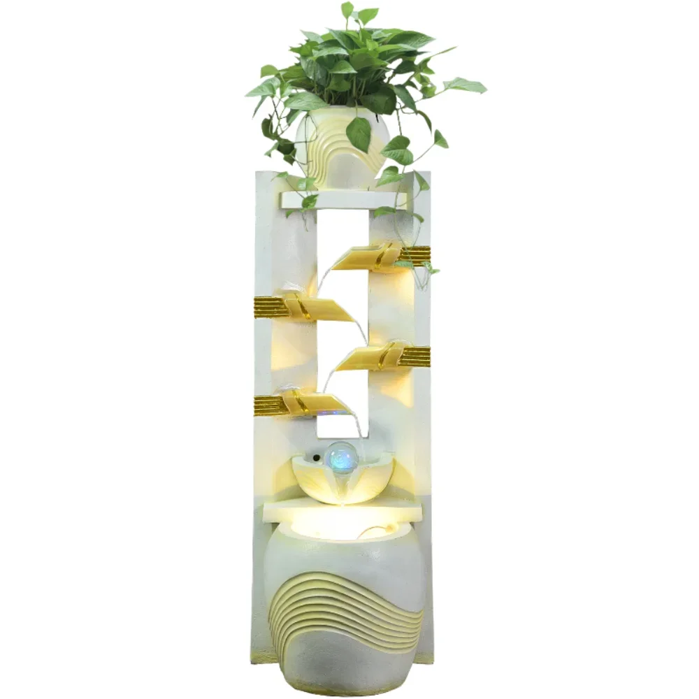 

Living room running water fountain home humidifier running water feature floor decoration