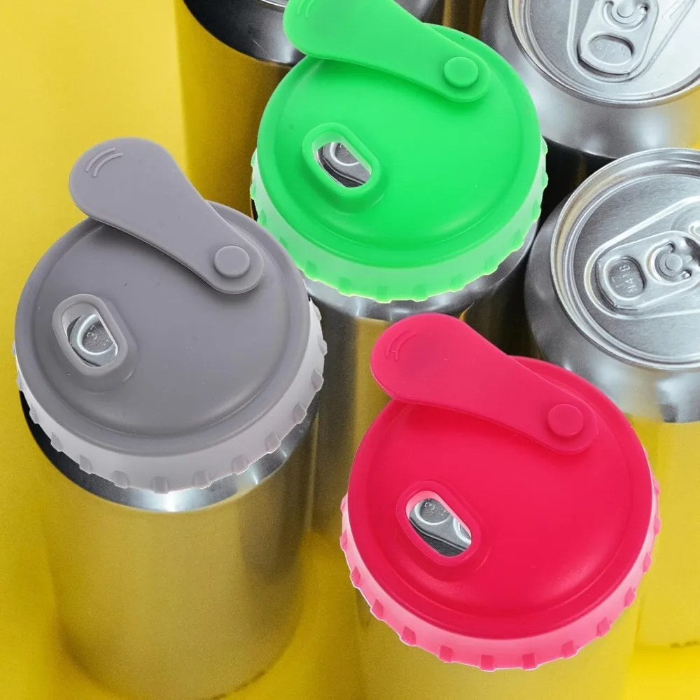 1/6 Piece Silicone Soda Can Cover Suitable for Beer Beverage Juice Beverage Can Cola Standard Can Protector Water Bottle Cover view 4