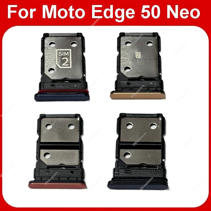 SIM-Kartenhalter für Motorola MOTO Edge 50 Neo SIM-Kartensteckplatz-Lesegerät Adapter Ersatzteil für Handy-Wartung
