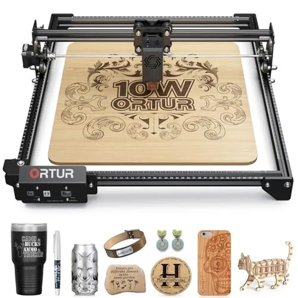 

10000mW Laser Engraving Cutting Machine High Accuracy Industrial Grade Modular Design Compatible with Various Software Eye