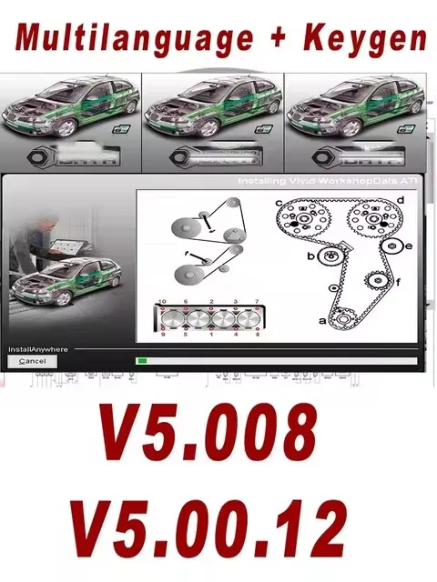 2024 Hot W-ur-th WOW V5.00.12 WOW 5.00.8 R2 Software Multi-languages with Keygen For Tcs Multi-diag Cars Diagnostic Tool