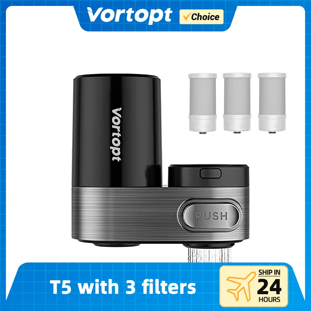 

Vortopt 3 Filters Faucet Mount Tap for Sink Drinking 350 Gallons Water Purifier for Water Filtration System Faucet Water Filter