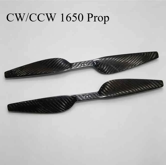 16X5 Real Carbon Fiber Clockwise Counter Clockwise Propeller CW/CCW 1650 Prop
