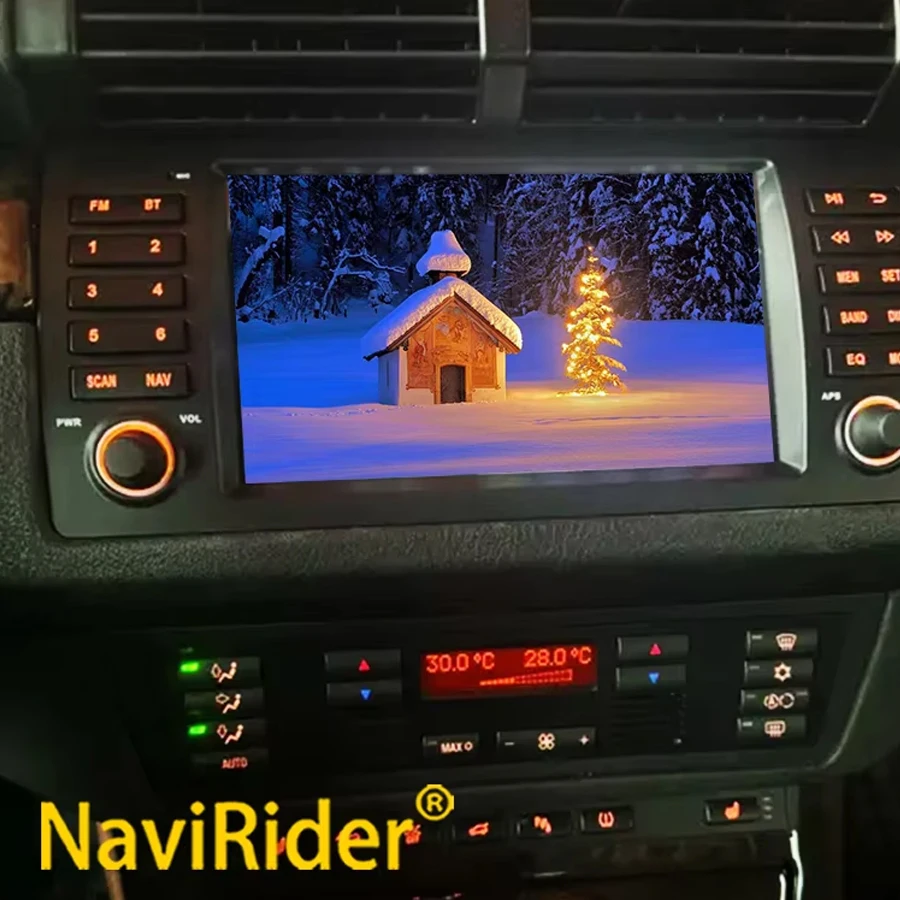 New Carplay Android 15 Car Radio For BMW E53 X5 1998-2007 CarPlay GPS Navigation Bluetooth DSP Stereo Multimedia Video Player
