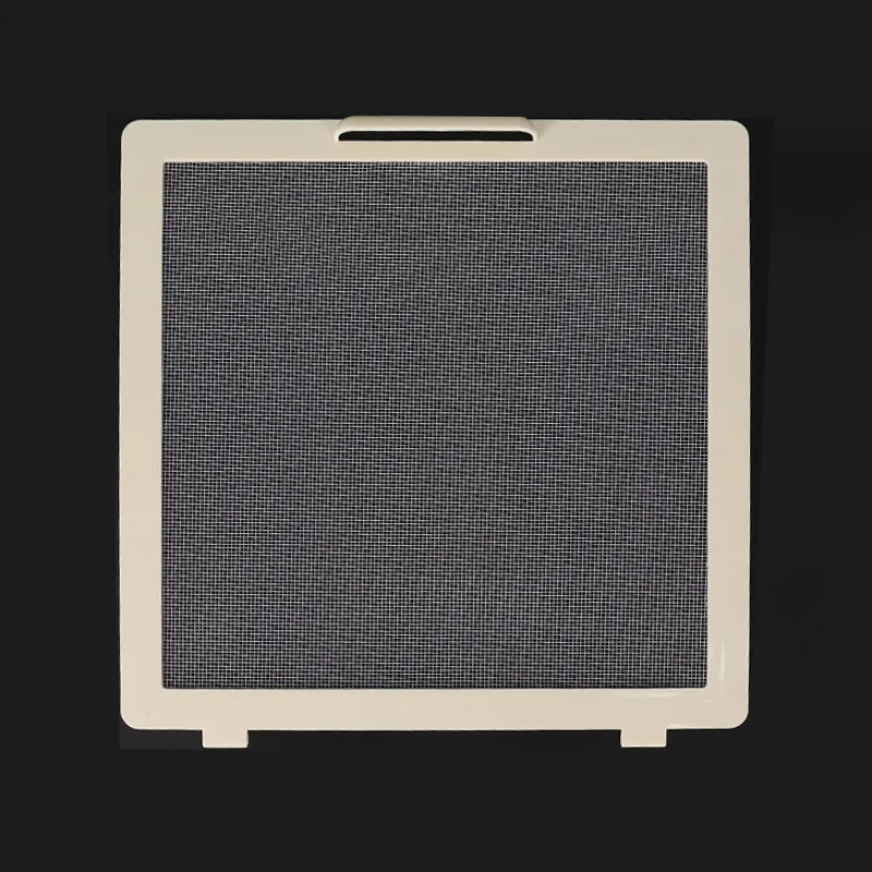 Caravan Roof Light Hinged Opening with Flynet Insect Screen for Motorhome Skylight Vent White For MPK 280x280mm