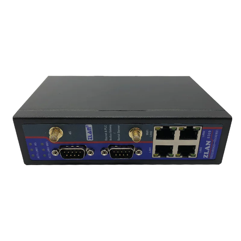 

Шлюз ZLAN8309 IoT с интерфейсом Modbus/Support RS232/485 на RJ45/WIFI/4G