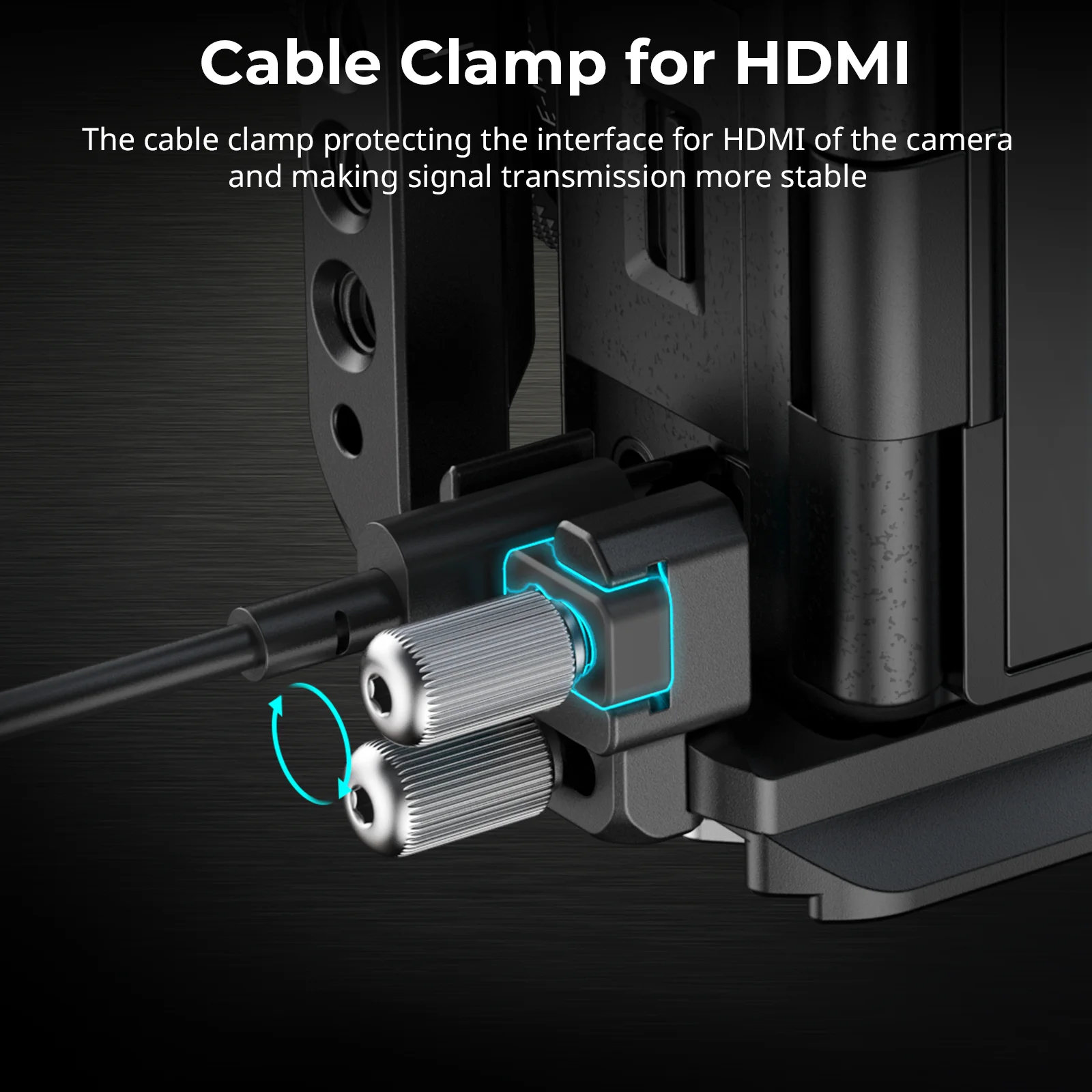 SmallRig ZV-E10 II Kamerakäfig-Set für Sony ZV-E10 II, mit HDMI-Kabelklemme, mit Arca-Swiss Schnellwechselplatte für Stabilisator -4867