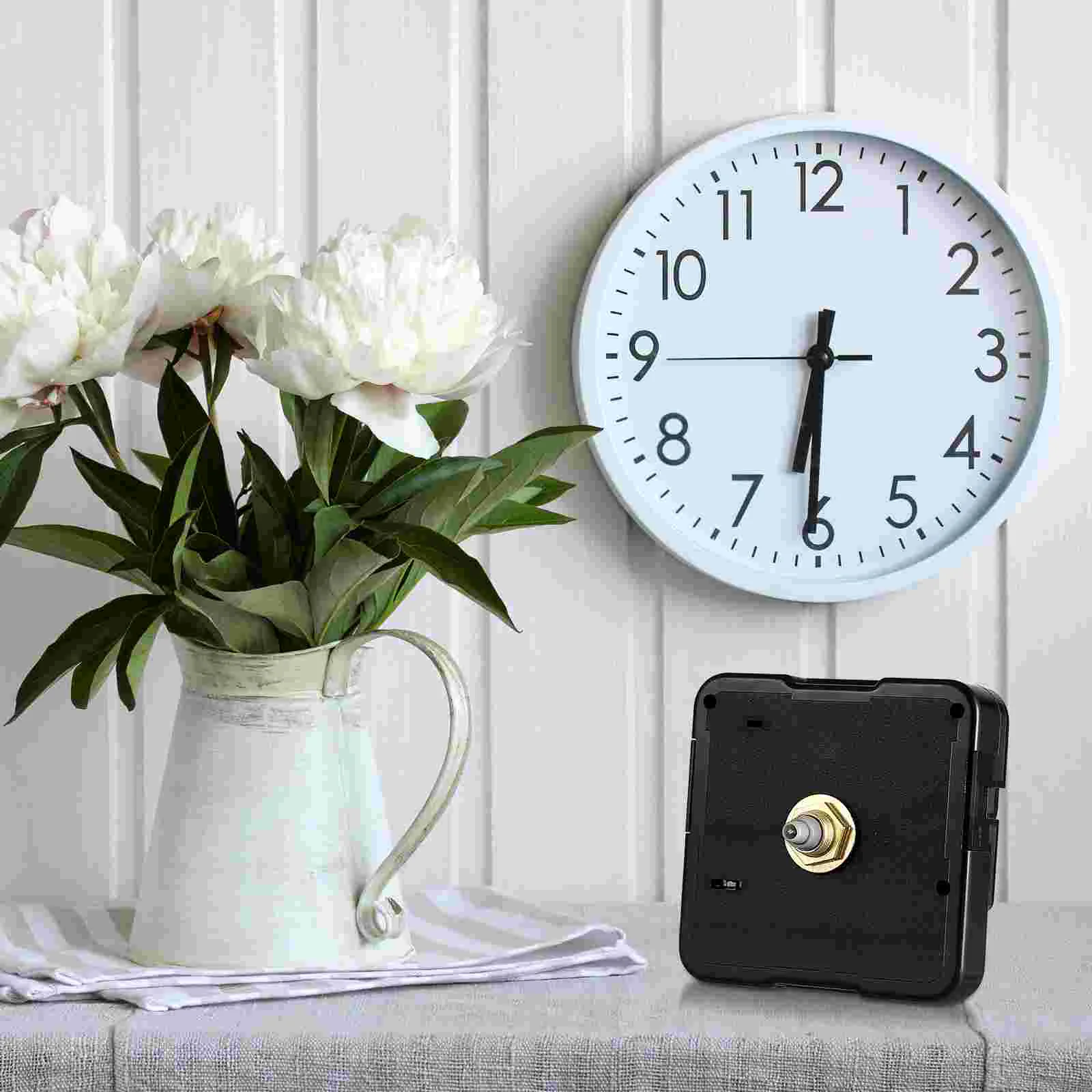 Quartz Clock Movement Mechanism Electronic Calendar Suite Replacement Wall Office Retro Radio