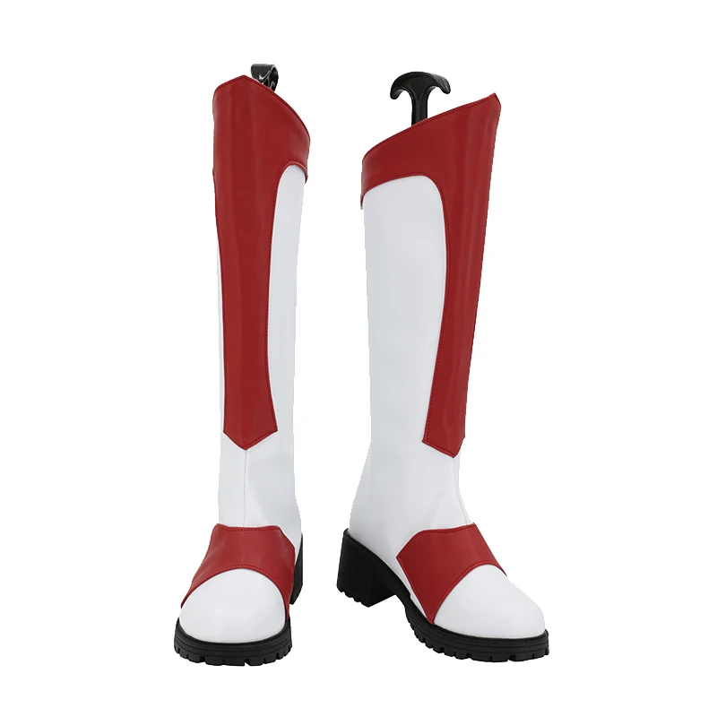 Chouseishin Gransazer Ken Shido Sazer-Leone Costume Cosplay Scarpe Stivali fatti a mano in ecopelle